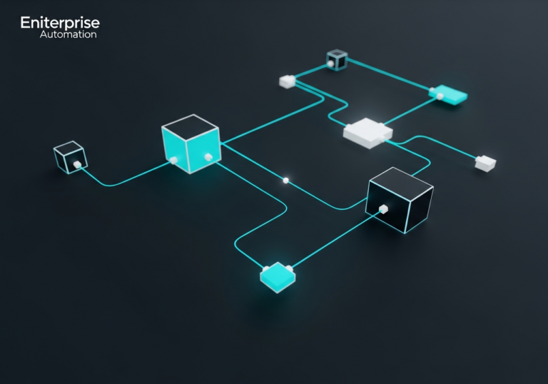 n8n Workflow Automatisierung Visualisierung mit vernetzten Prozessknoten für deutsche Unternehmen
