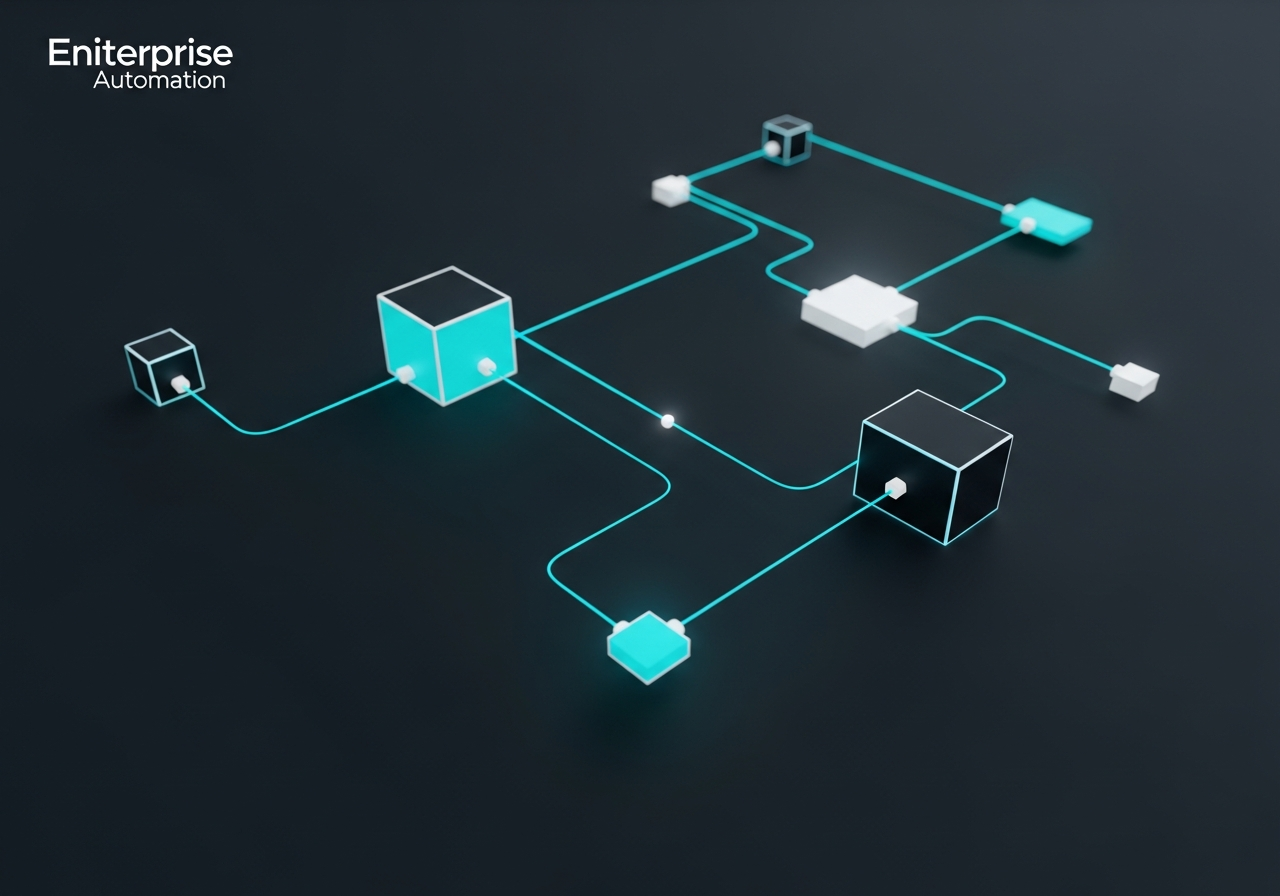 n8n Workflow Automatisierung Visualisierung mit vernetzten Prozessknoten für deutsche Unternehmen